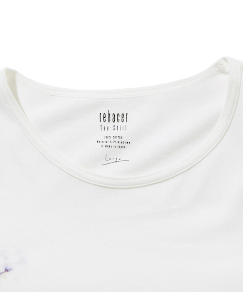 rehacer(レアセル)の「rehacer : Fuzzy Crystal on Made in Japan Body / ファジー クリスタル Tシャツ メイドインジャパン(Tシャツ/カットソー・メンズ・ホワイト/パープル/グレー・SMALL/MEDIUM/LARGE/X-LARGE/XX-LARGE/X-SMALL)」の8枚目の写真