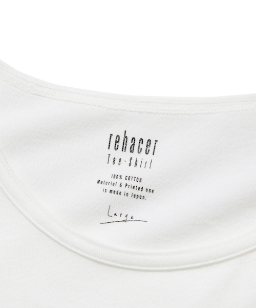 rehacer(レアセル)の「rehacer : Fuzzy Crystal on Made in Japan Body / ファジー クリスタル Tシャツ メイドインジャパン(Tシャツ/カットソー・メンズ・ホワイト/パープル/グレー・SMALL/MEDIUM/LARGE/X-LARGE/XX-LARGE/X-SMALL)」の7枚目の写真