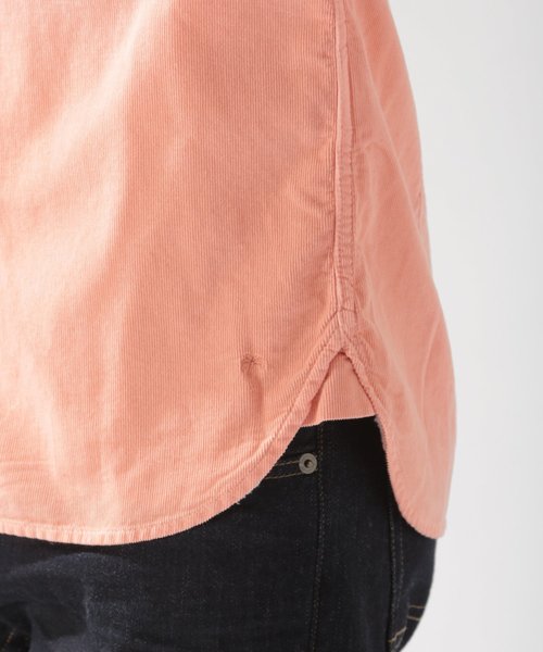 BAYFLOW（ベイフロー）の「コットンリュウカコーデュロイシャツ（シャツ/ブラウス・メンズ・オフホワイト/サックスブルー/ピンク/ベージュ・LARGE/SMALL/MEDIUM）」の15枚目の写真