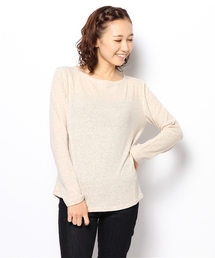 ボートネックロンTee