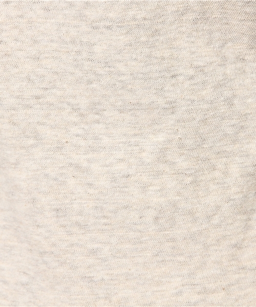laule'a sunny side store(ラウレアサニーサイドストア)の「ボートネックロンTee(Tシャツ/カットソー・レディース・杢グレー/ベージュ/ネイビー・FREE)」の9枚目の写真
