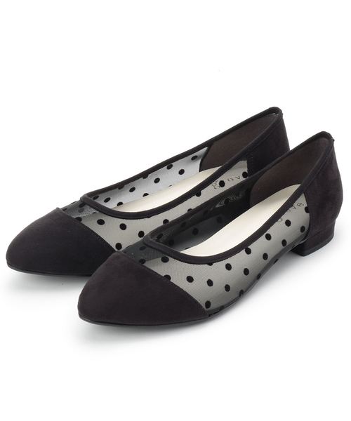 grove（グローブ）の「【2.0cm】やわここちパンプス(日本製)（パンプス・レディース・ライトブルー/ブラック/グレー/ライトパープル/ベビーピンク/ブラック系1/グレー系3/イエロー系その他5/ネイビー系5/ブラック系7/ベージュ系その他6/オレンジ系その他5/ネイビー系3・24.0cm/23.5cm/24.5cm/23.0cm/22.5cm/25.0cm/22.0cm/20/25/30/35/40/45/50）」の4枚目の写真