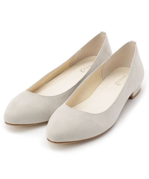 grove（グローブ）の「【2.0cm】やわここちパンプス(日本製)（パンプス・レディース・ライトブルー/ブラック/グレー/ライトパープル/ベビーピンク/ブラック系1/グレー系3/イエロー系その他5/ネイビー系5/ブラック系7/ベージュ系その他6/オレンジ系その他5/ネイビー系3・24.0cm/23.5cm/24.5cm/23.0cm/22.5cm/25.0cm/22.0cm/20/25/30/35/40/45/50）」の14枚目の写真