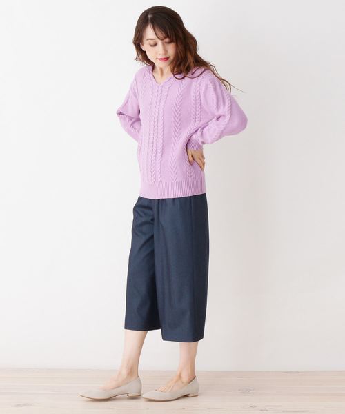 grove（グローブ）の「【2.0cm】やわここちパンプス(日本製)（パンプス・レディース・ライトブルー/ブラック/グレー/ライトパープル/ベビーピンク/ブラック系1/グレー系3/イエロー系その他5/ネイビー系5/ブラック系7/ベージュ系その他6/オレンジ系その他5/ネイビー系3・24.0cm/23.5cm/24.5cm/23.0cm/22.5cm/25.0cm/22.0cm/20/25/30/35/40/45/50）」の20枚目の写真