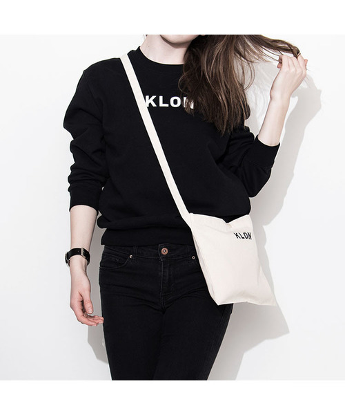 KLON（クローン）の「KLON SACOCHE WHITE（エコバッグ/サブバッグ・レディース・オフホワイト・FREE）」の6枚目の写真