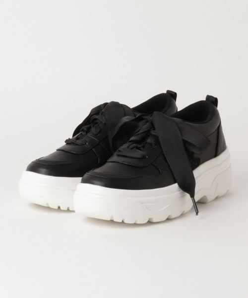 Liz Lisa リズリサ の Primevere Liz Lisa プリムヴェールリズリサ レディース 厚底リボンレーススニーカー 1434 スニーカー Wear