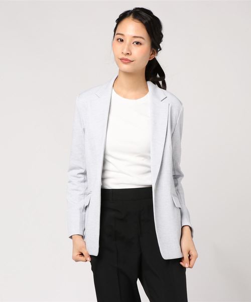 A/C DESIGN BY ALPHA CUBIC（エーシーデザインバイアルファキュービック）の「【セットアップ】テーラージャケット（テーラードジャケット・レディース・ブルー/ライトグレー/オフホワイト・9号/13号/11号）」の7枚目の写真