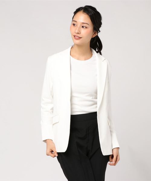 A/C DESIGN BY ALPHA CUBIC（エーシーデザインバイアルファキュービック）の「【セットアップ】テーラージャケット（テーラードジャケット・レディース・ブルー/ライトグレー/オフホワイト・9号/13号/11号）」の20枚目の写真