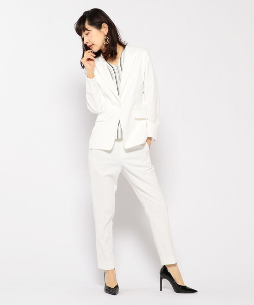 A/C DESIGN BY ALPHA CUBIC（エーシーデザインバイアルファキュービック）の「【セットアップ】テーラージャケット（テーラードジャケット・レディース・ブルー/ライトグレー/オフホワイト・9号/13号/11号）」の13枚目の写真