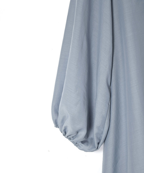 w closet（ダブルクローゼット）の「Aラインフリルミニワンピース（ワンピース・レディース・オフホワイト/サックスブルー/ライム・FREE）」の22枚目の写真