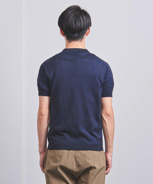 ○★新品未使用　JOHN SMEDLEY　スキッパーポロシャツ　M　ターコイズ JOHN SMEDLEY（ジョンスメドレー）の「＜JOHN SMEDLEY（ジョン