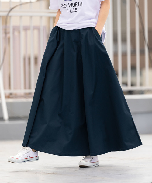 Dickies(ディッキーズ)の「Dickies/ ディッキーズ TCツイルフレアロングスカート(スカート・レディース・ベージュ/ネイビー/レッド・S/M/L)」の19枚目の写真