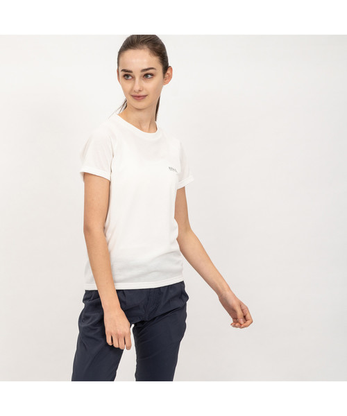 AIGLE(エーグル)の「Wプリハイクショート(Tシャツ/カットソー・レディース・ホワイト/ヘザーグレー/バイオレット・LARGE/MEDIUM/SMALL)」の2枚目の写真