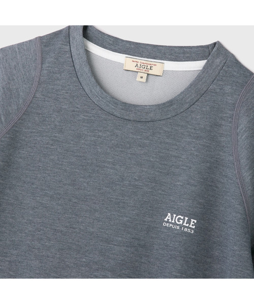 AIGLE(エーグル)の「Wプリハイクショート(Tシャツ/カットソー・レディース・ホワイト/ヘザーグレー/バイオレット・LARGE/MEDIUM/SMALL)」の9枚目の写真