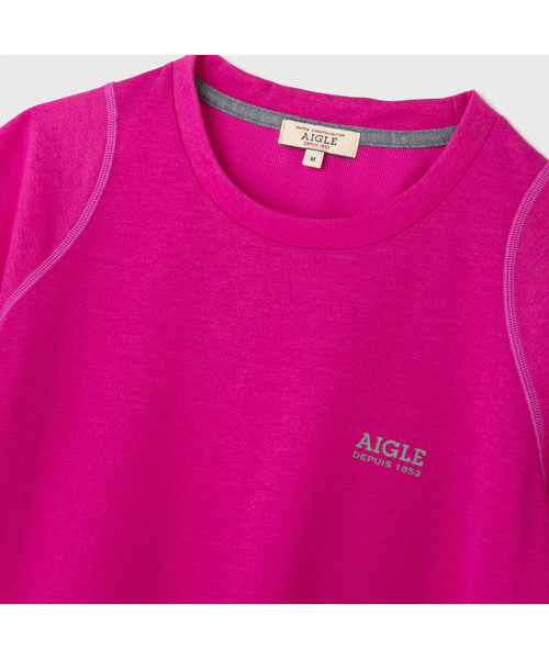 AIGLE(エーグル)の「Wプリハイクショート(Tシャツ/カットソー・レディース・ホワイト/ヘザーグレー/バイオレット・LARGE/MEDIUM/SMALL)」の12枚目の写真