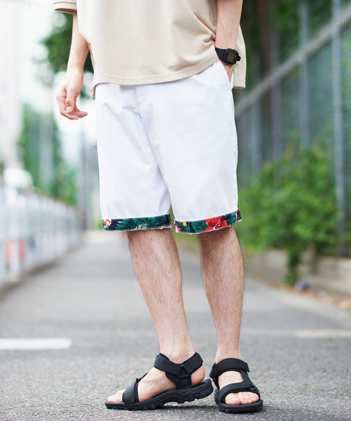 WEGO(ウィゴー)の「WEGO/ロールアップチノショーツ(チノパンツ・メンズ・ホワイト/パープル/ネイビー/ブラック/ベージュ/ブルー系その他・SMALL/MEDIUM/LARGE)」の2枚目の写真