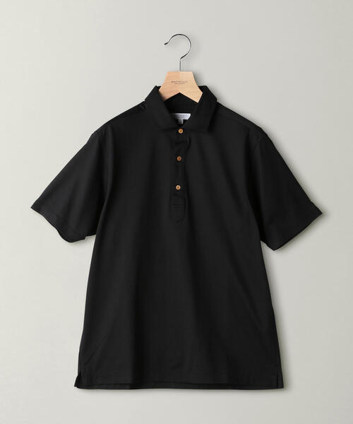 BEAUTY&amp;YOUTH UNITED ARROWS - BATONER×roku★シースルー ポロシャツ★黒 BEAUTY&YOUTH UNITED ARROWS｜ナッピング ニット ポロ
