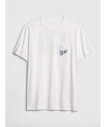 GAP | Gap ロゴグラフィック ポケットtシャツ(Tシャツ/カットソー)