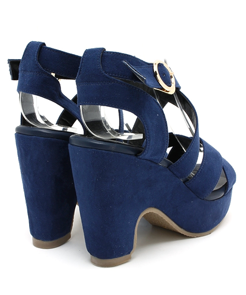 one after another NICE CLAUP(ワンアフターアナザーナイスクラップ)の「【ナイスクラップ】厚底クロスサンダル(サンダル・レディース・レッド/ベージュ/ネイビー・MEDIUM/SMALL/LARGE)」の11枚目の写真