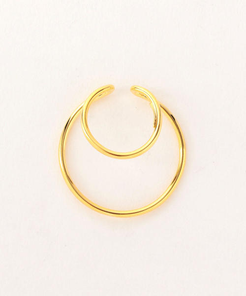 in mood(インムード)の「<in mood(インムード)>フープ イヤーカフ(イヤーカフ・レディース・シルバー/ゴールド・FREE)」の1枚目の写真
