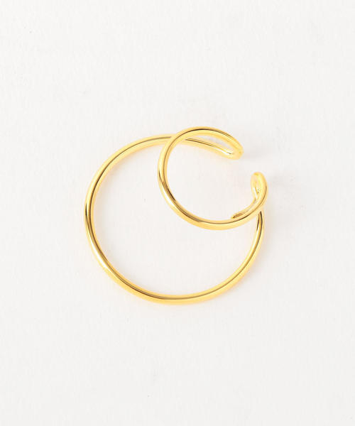 in mood(インムード)の「<in mood(インムード)>フープ イヤーカフ(イヤーカフ・レディース・シルバー/ゴールド・FREE)」の5枚目の写真