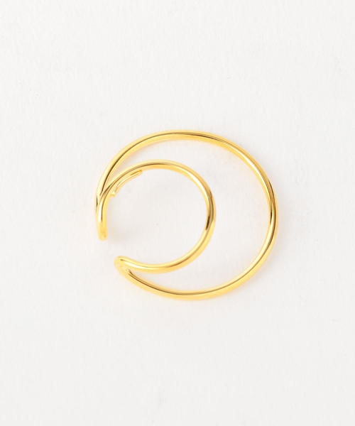 in mood(インムード)の「<in mood(インムード)>フープ イヤーカフ(イヤーカフ・レディース・シルバー/ゴールド・FREE)」の4枚目の写真