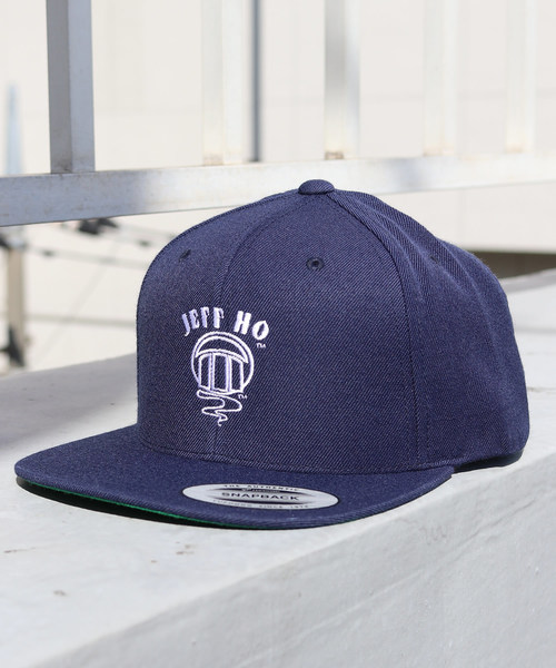 ROOPTOKYO（ループトウキョウ）の「Jeff Ho/ジェフ・ホー Iconic Logo Wool Mix Baseball Cap（キャップ・メンズ・ブラック/ネイビー・FREE）」の2枚目の写真