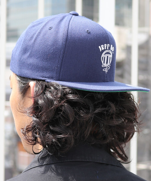 ROOPTOKYO（ループトウキョウ）の「Jeff Ho/ジェフ・ホー Iconic Logo Wool Mix Baseball Cap（キャップ・メンズ・ブラック/ネイビー・FREE）」の12枚目の写真