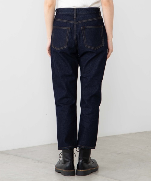 WEGO（ウィゴー）の「WEGO/【セットアップ対応商品】アンクルフィットデニムテーパードパンツ（デニムパンツ・レディース・インディゴブルー/ダークインディゴブルー・SMALL/LARGE/MEDIUM）」の13枚目の写真