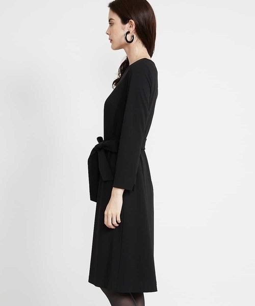 セール ワンピース Web限定カラー 2way 洗える ドライポンチフレアワンピース ワンピース Michel Michel Klein ミッシェル クラン のファッション