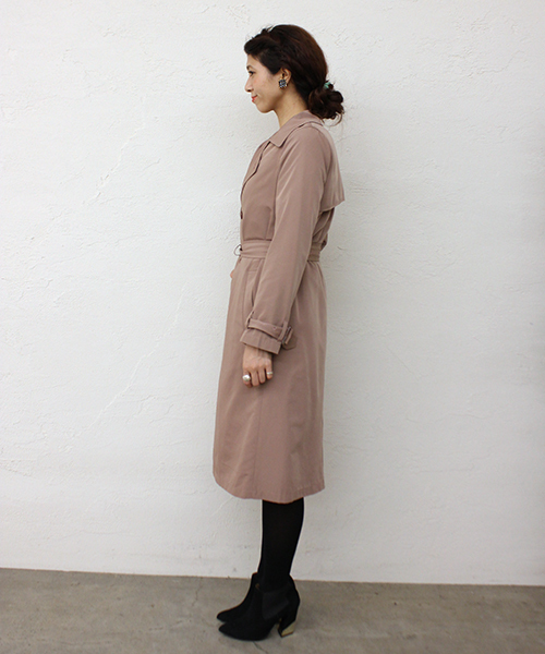 mystic（ミスティック）の「ライナー付きトレンチコート（トレンチコート・レディース・ブラック/ベージュ/キャメル・FREE）」の4枚目の写真