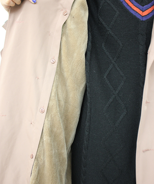 mystic（ミスティック）の「ライナー付きトレンチコート（トレンチコート・レディース・ブラック/ベージュ/キャメル・FREE）」の6枚目の写真