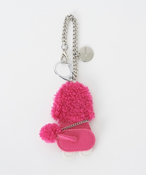 LAZY SUSAN（レイジースーザン）の「チャーム　プードル（キーホルダー・レディース・ホワイト/ブラウン/ピンク/ブラック/ローズ/シルバー・FREE）」の7枚目の写真