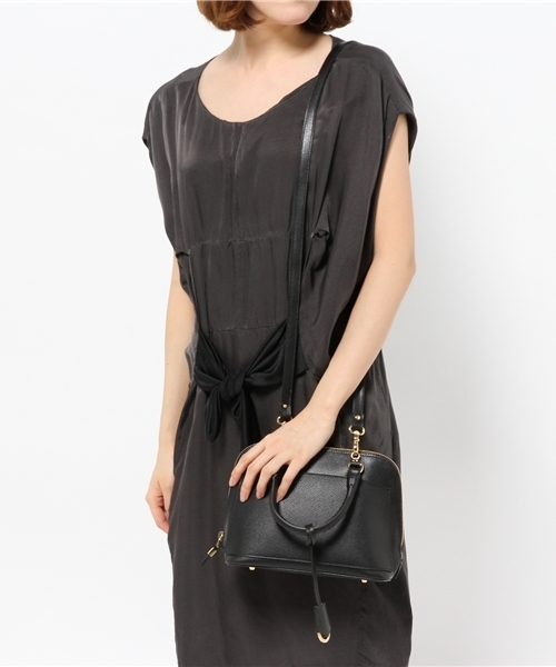 SHIPS for women（シップスフォーウィメン）の「★★CAROL.J:ミニラウンド2WAYバッグ■（ショルダーバッグ・レディース・ブラック/レッド/ネイビー/オフホワイト/ピンク系その他・ONE SIZE）」の9枚目の写真