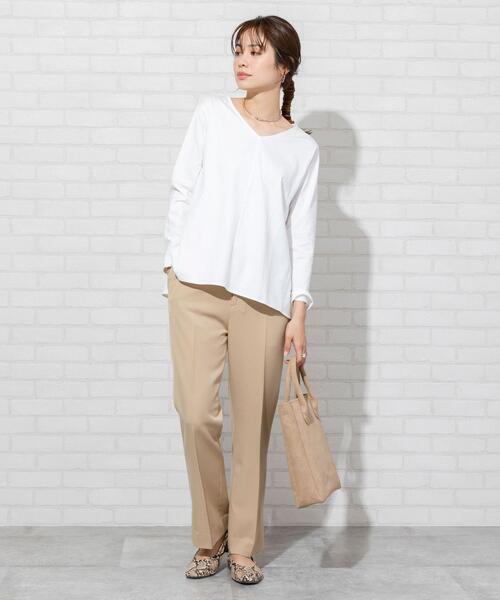 coen(コーエン)の「【WEB限定カラー】スリットフレアパンツ(その他パンツ・レディース・ブラウン/ライム/ブラック/ベージュ/ライラック・SMALL/MEDIUM/LARGE)」の20枚目の写真