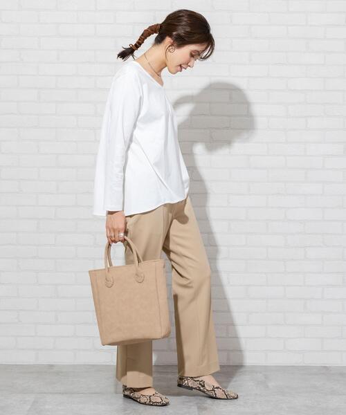 coen(コーエン)の「【WEB限定カラー】スリットフレアパンツ(その他パンツ・レディース・ブラウン/ライム/ブラック/ベージュ/ライラック・SMALL/MEDIUM/LARGE)」の18枚目の写真