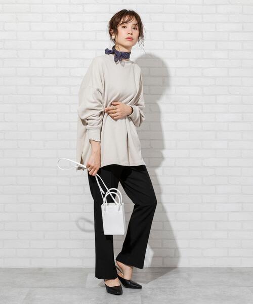 coen(コーエン)の「【WEB限定カラー】スリットフレアパンツ(その他パンツ・レディース・ブラウン/ライム/ブラック/ベージュ/ライラック・SMALL/MEDIUM/LARGE)」の15枚目の写真