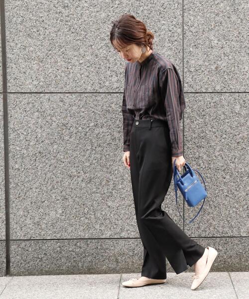 coen(コーエン)の「【WEB限定カラー】スリットフレアパンツ(その他パンツ・レディース・ブラウン/ライム/ブラック/ベージュ/ライラック・SMALL/MEDIUM/LARGE)」の9枚目の写真