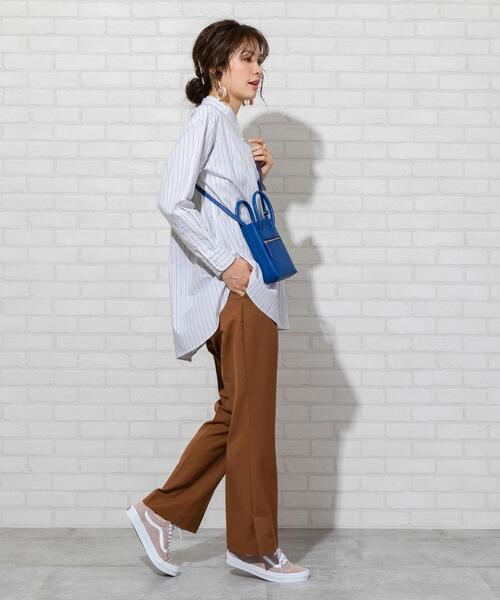 coen(コーエン)の「【WEB限定カラー】スリットフレアパンツ(その他パンツ・レディース・ブラウン/ライム/ブラック/ベージュ/ライラック・SMALL/MEDIUM/LARGE)」の6枚目の写真