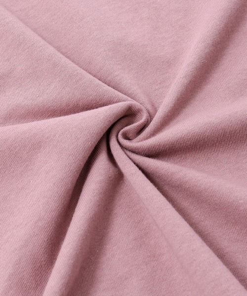 MEI（メイ）の「MEI メイChaco closet別注 オーバーサイズ半袖Tシャツ（Tシャツ/カットソー・レディース・ホワイト/ブラック/ベージュ/ネイビー/パープル・FREE）」の8枚目の写真