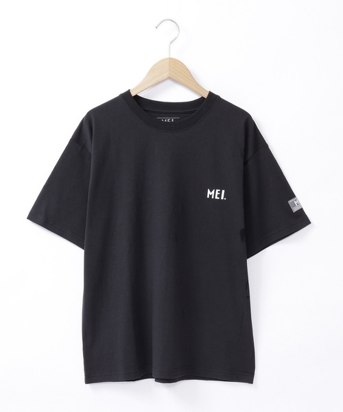 MEI（メイ）の「MEI メイChaco closet別注 オーバーサイズ半袖Tシャツ（Tシャツ/カットソー・レディース・ホワイト/ブラック/ベージュ/ネイビー/パープル・FREE）」の6枚目の写真