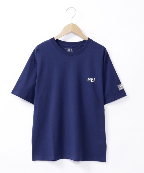 MEI（メイ）の「MEI メイChaco closet別注 オーバーサイズ半袖Tシャツ（Tシャツ/カットソー・レディース・ホワイト/ブラック/ベージュ/ネイビー/パープル・FREE）」の7枚目の写真