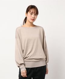 AMERICAN HOLIC | ボートネックベーシックニットプルオーバー＊(ニット/セーター)