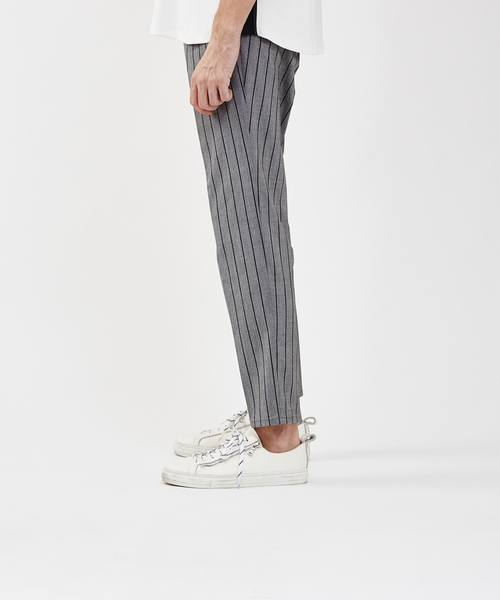 5351 POUR LES HOMMES（ゴーサンゴーイチプールオム）の「ドライTRストライプパンツ（その他パンツ・メンズ・グレー/ブラック・44/46/48/50）」の21枚目の写真