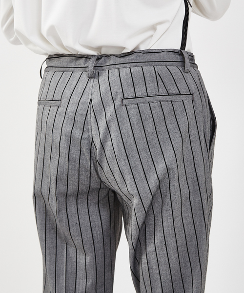5351 POUR LES HOMMES（ゴーサンゴーイチプールオム）の「ドライTRストライプパンツ（その他パンツ・メンズ・グレー/ブラック・44/46/48/50）」の17枚目の写真