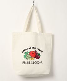 FRUIT OF THE LOOM | 【 FRUIT OF THE LOOM / フルーツ オブ ザ ルーム 】 フルーツ柄 プリント トートバッグ / キャンバス バッグ(トートバッグ)