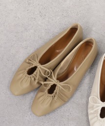 KOBE LETTUCE | ギャザーフロントカットフラットパンプス(パンプス)