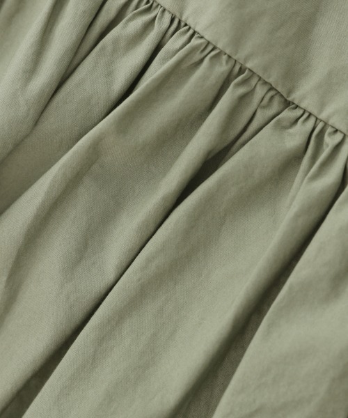 LOWRYS FARM（ローリーズファーム）の「ギャザーブラウスＬＳ　893661（シャツ/ブラウス・レディース・ブラック/カーキ/オフホワイト・FREE）」の5枚目の写真