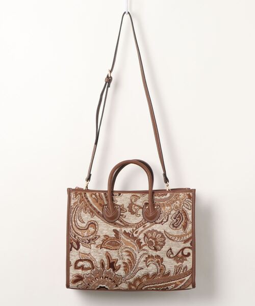 INTERPLANET（インタープラネット）の「ペイズリーＢＡＧ（ショルダーバッグ・レディース・アイボリー/チョコ・フリー）」の15枚目の写真