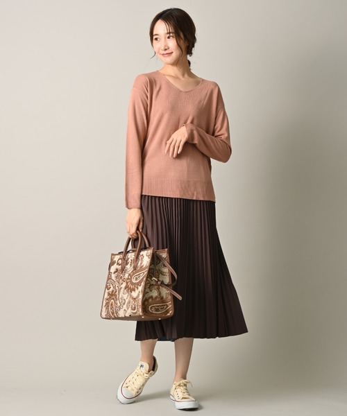 INTERPLANET（インタープラネット）の「ペイズリーＢＡＧ（ショルダーバッグ・レディース・アイボリー/チョコ・フリー）」の8枚目の写真